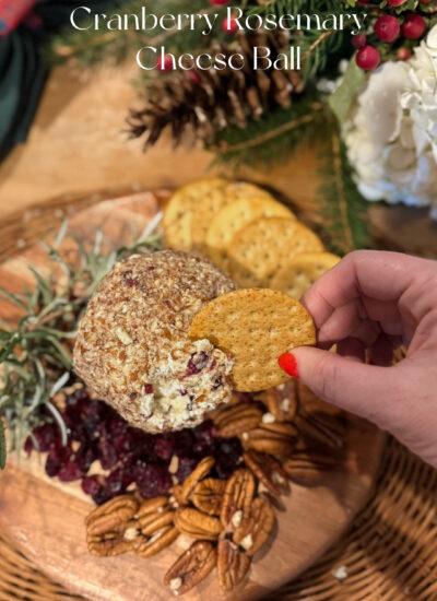 Cranberry Rosemary Cheese Ball Recipe