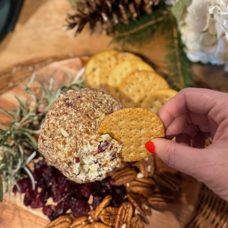 Cranberry Rosemary Cheese Ball